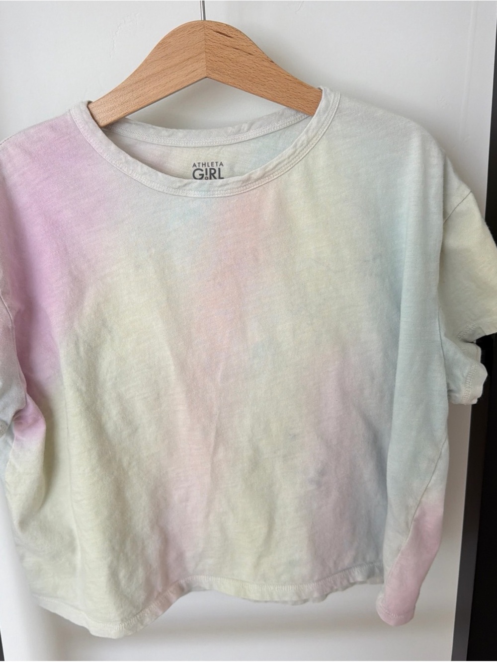 Athleta Girl Pastel Tie-Dye Short Sleeve Tee